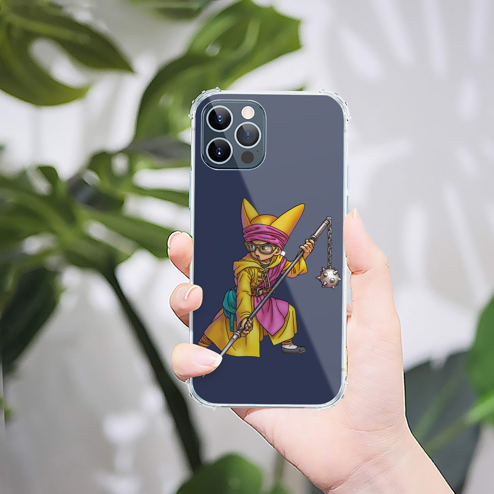 （画像用） ドラゴンクエスト Doragon Kuesuto Dragon Quest 【iPhone 12シリーズ対応】透明スマホケース（クリアソフトケース）